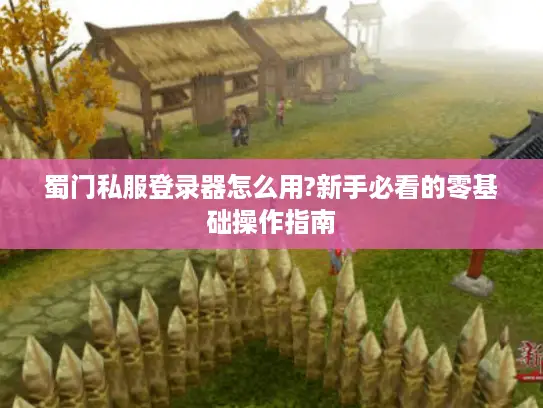 蜀门私服登录器怎么用?新手必看的零基础操作指南