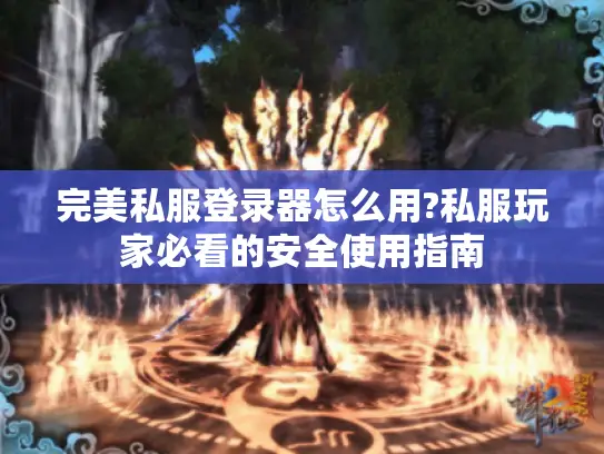 完美私服登录器怎么用?私服玩家必看的安全使用指南