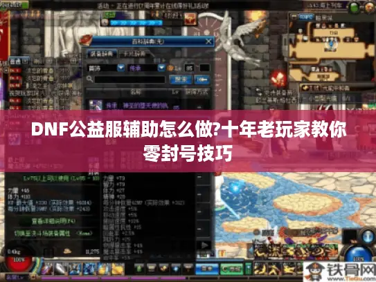 DNF公益服辅助怎么做?十年老玩家教你零封号技巧