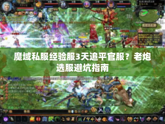 魔域私服经验服3天追平官服？老炮选服避坑指南