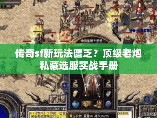 传奇sf新玩法匮乏？顶级老炮私藏选服实战手册