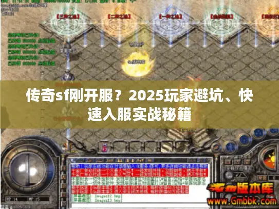 传奇sf刚开服？2025玩家避坑、快速入服实战秘籍