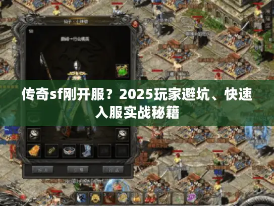 传奇sf刚开服？2025玩家避坑、快速入服实战秘籍