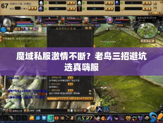 魔域私服激情不断？老鸟三招避坑选真嗨服