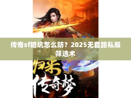 传奇sf暗坑怎么防？2025无套路私服筛选术