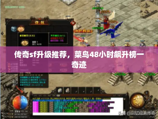 传奇sf升级推荐，菜鸟48小时飙升榜一奇迹