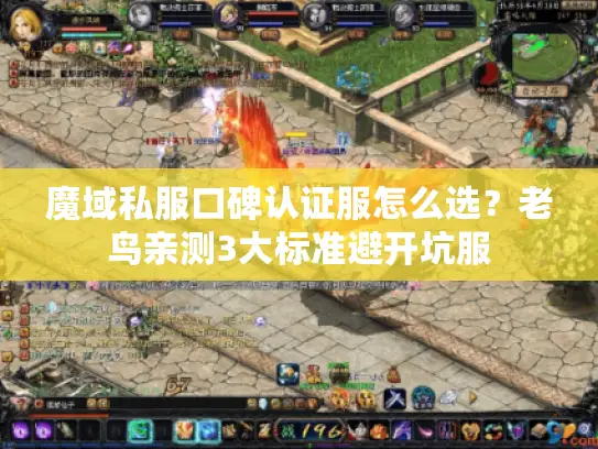 魔域私服口碑认证服怎么选？老鸟亲测3大标准避开坑服