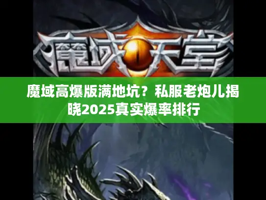 魔域高爆版满地坑？私服老炮儿揭晓2025真实爆率排行