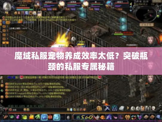 魔域私服宠物养成效率太低？突破瓶颈的私服专属秘籍