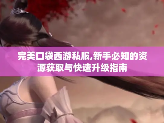 完美口袋西游私服,新手必知的资源获取与快速升级指南