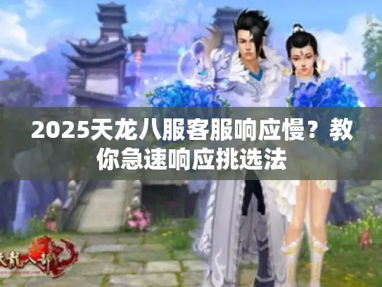 2025天龙八服客服响应慢？教你急速响应挑选法
