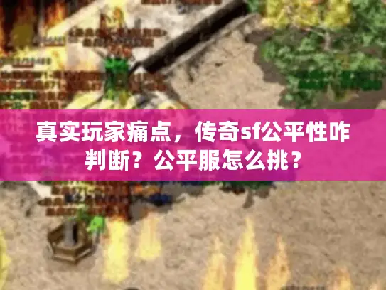 真实玩家痛点，传奇sf公平性咋判断？公平服怎么挑？