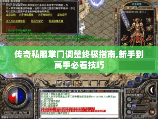 传奇私服掌门调整终极指南,新手到高手必看技巧