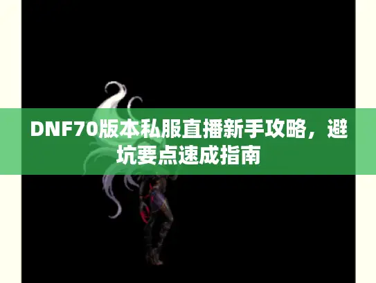 DNF70版本私服直播新手攻略，避坑要点速成指南