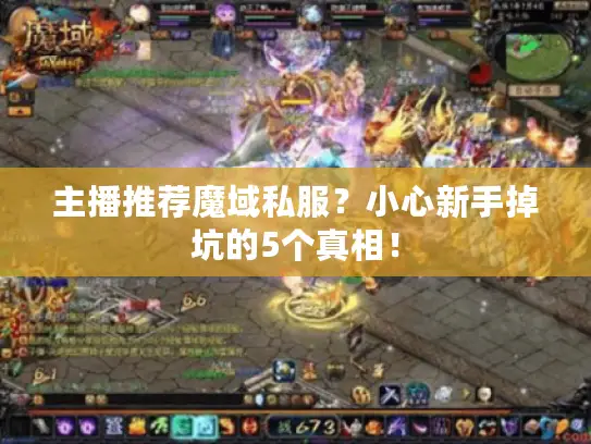 主播推荐魔域私服?小心新手掉坑的5个真相! 主播推荐魔域私服?小心新手掉坑的5个真相!