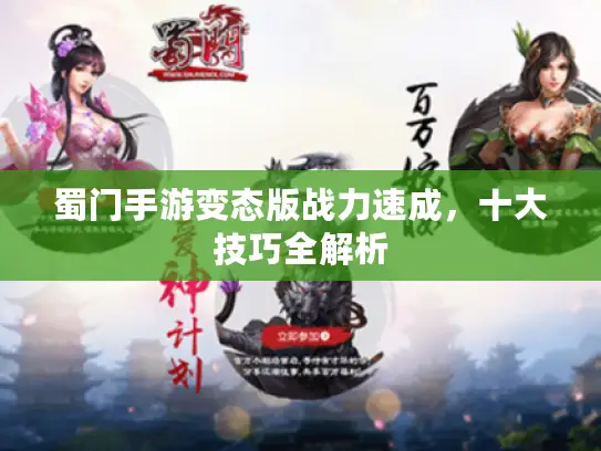 蜀门手游变态版战力速成，十大技巧全解析