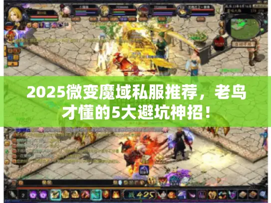 2025微变魔域私服推荐，老鸟才懂的5大避坑神招！