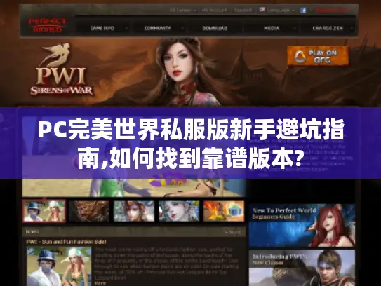 PC完美世界私服版新手避坑指南,如何找到靠谱版本? PC完美世界私服版新手避坑指南,如何找到靠谱版本?