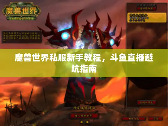 魔兽世界私服新手教程，斗鱼直播避坑指南