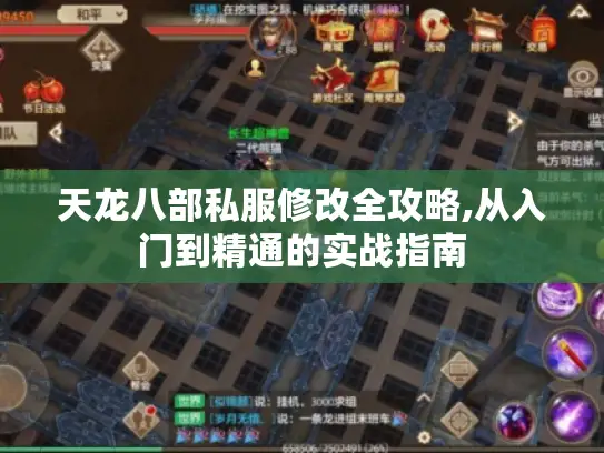 天龙八部私服修改全攻略,从入门到精通的实战指南
