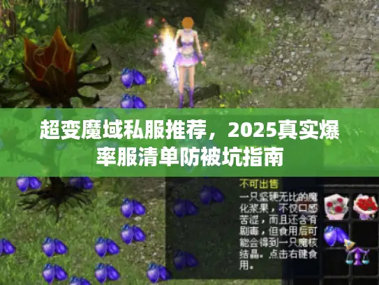 超变魔域私服推荐，2025真实爆率服清单防被坑指南