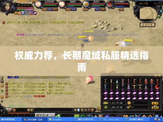 权威力荐，长期魔域私服精选指南