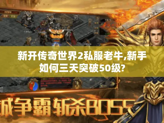 新开传奇世界2私服老牛,新手如何三天突破50级?