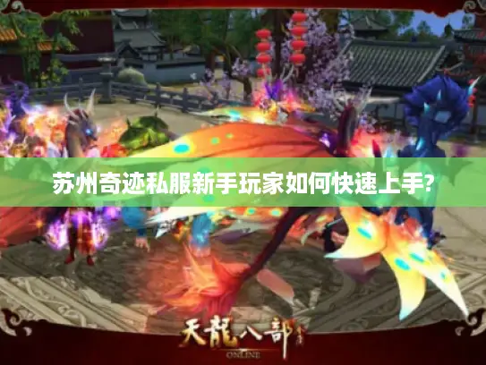 苏州奇迹私服新手玩家如何快速上手?