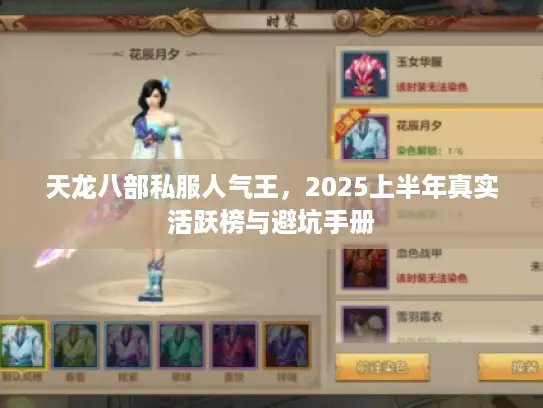 天龙八部私服人气王,2025上半年真实活跃榜与避坑手册 天龙八部私服人气王,2025上半年真实活跃榜与避坑手册