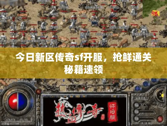 今日新区传奇sf开服，抢鲜通关秘籍速领