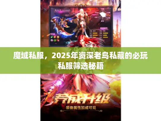 魔域私服,2025年资深老鸟私藏的必玩私服筛选秘籍 魔域私服,2025年资深老鸟私藏的必玩私服筛选秘籍