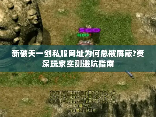 新破天一剑私服网址为何总被屏蔽?资深玩家实测避坑指南