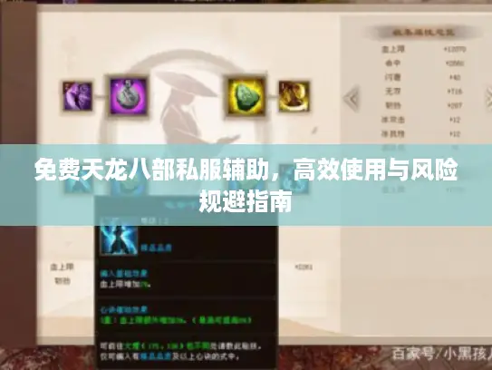 免费天龙八部私服辅助,高效使用与风险规避指南 免费天龙八部私服辅助,高效使用与风险规避指南