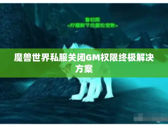 魔兽世界私服关闭GM权限终极解决方案 魔兽世界私服关闭GM权限终极解决方案