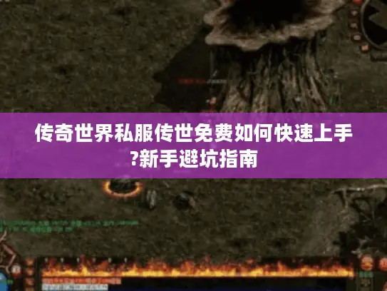 传奇世界私服传世免费如何快速上手?新手避坑指南