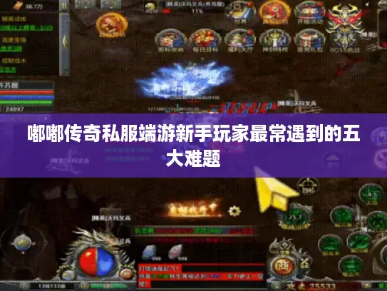 嘟嘟传奇私服端游新手玩家最常遇到的五大难题