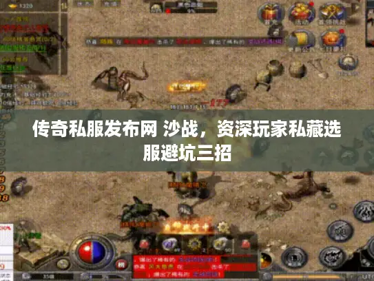 传奇私服发布网 沙战,资深玩家私藏选服避坑三招 传奇私服发布网 沙战,资深玩家私藏选服避坑三招
