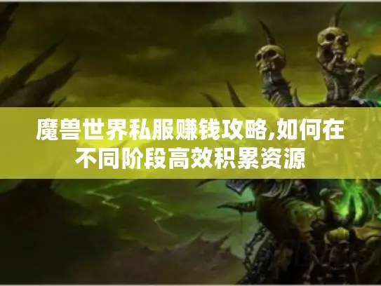 魔兽世界私服赚钱攻略,如何在不同阶段高效积累资源