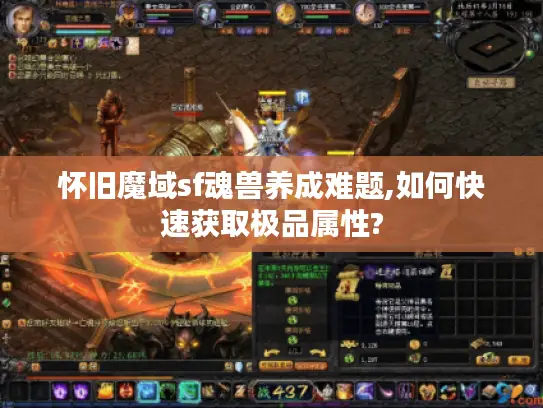 怀旧魔域sf魂兽养成难题,如何快速获取极品属性?