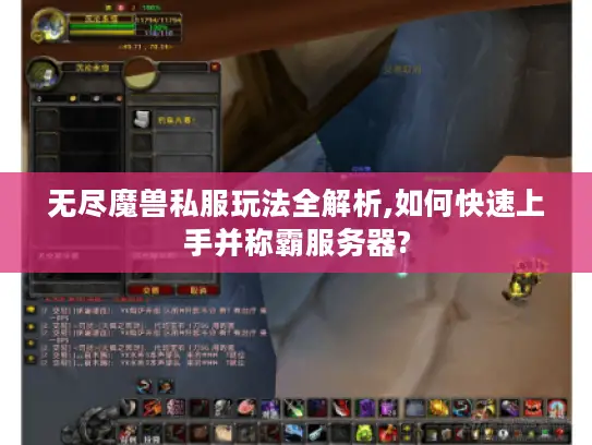 无尽魔兽私服玩法全解析,如何快速上手并称霸服务器?
