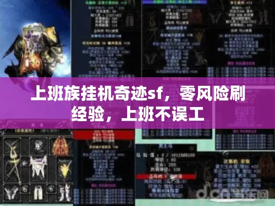 上班族挂机奇迹sf，零风险刷经验，上班不误工