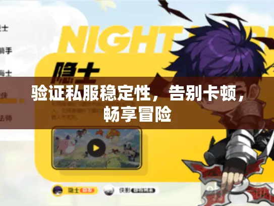 验证私服稳定性，告别卡顿，畅享冒险