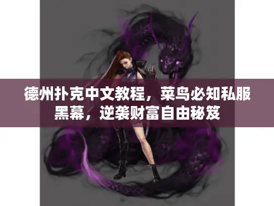 德州扑克中文教程，菜鸟必知私服黑幕，逆袭财富自由秘笈