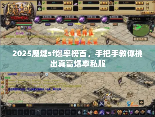 2025魔域sf爆率榜首，手把手教你挑出真高爆率私服