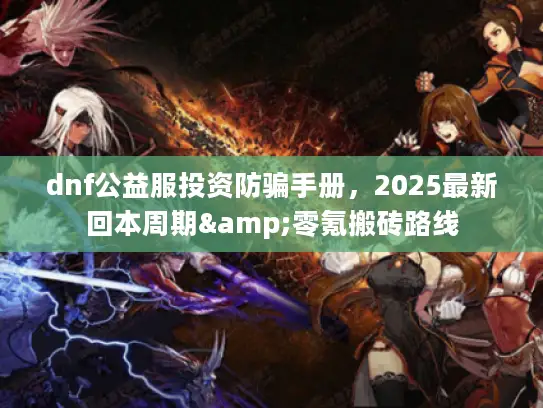 dnf公益服投资防骗手册，2025最新回本周期&零氪搬砖路线
