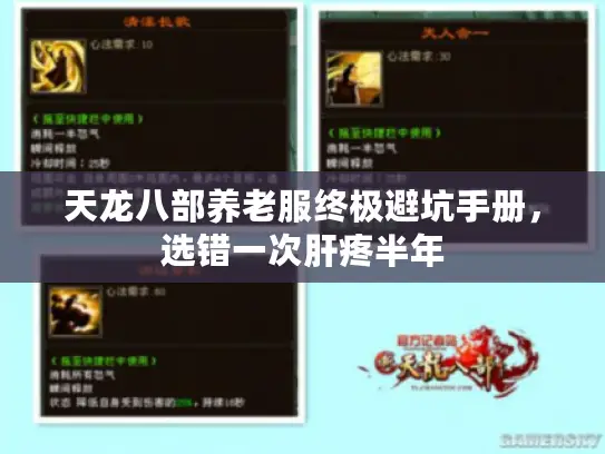 天龙八部养老服终极避坑手册，选错一次肝疼半年