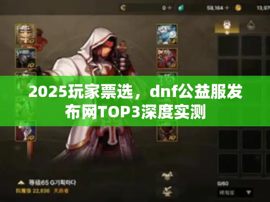 2025玩家票选，dnf公益服发布网TOP3深度实测