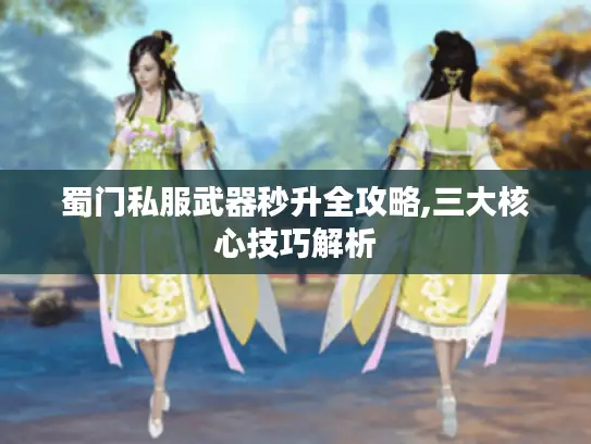 蜀门私服武器秒升全攻略,三大核心技巧解析