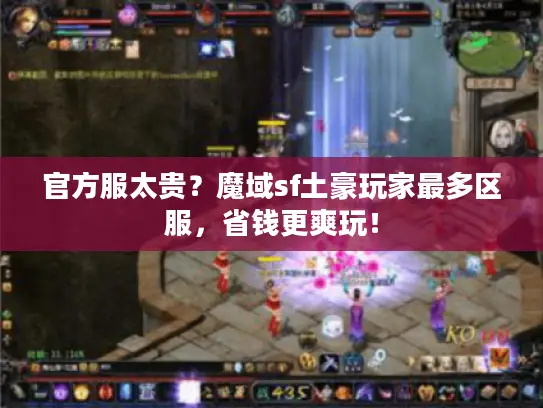 官方服太贵？魔域sf土豪玩家最多区服，省钱更爽玩！