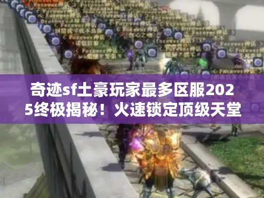 奇迹sf土豪玩家最多区服2025终极揭秘！火速锁定顶级天堂